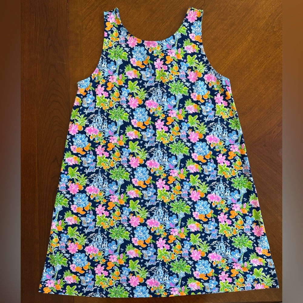 Disney Mickey and Minnie Mouse Sleeveless Dress by Lilly Pulitzer- X-Large -NWOT